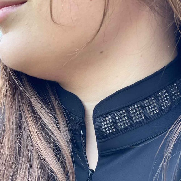 NWT Pikeur Equestrian Norea Functional Zip Shirt, size 10 - Picture 2 of 5